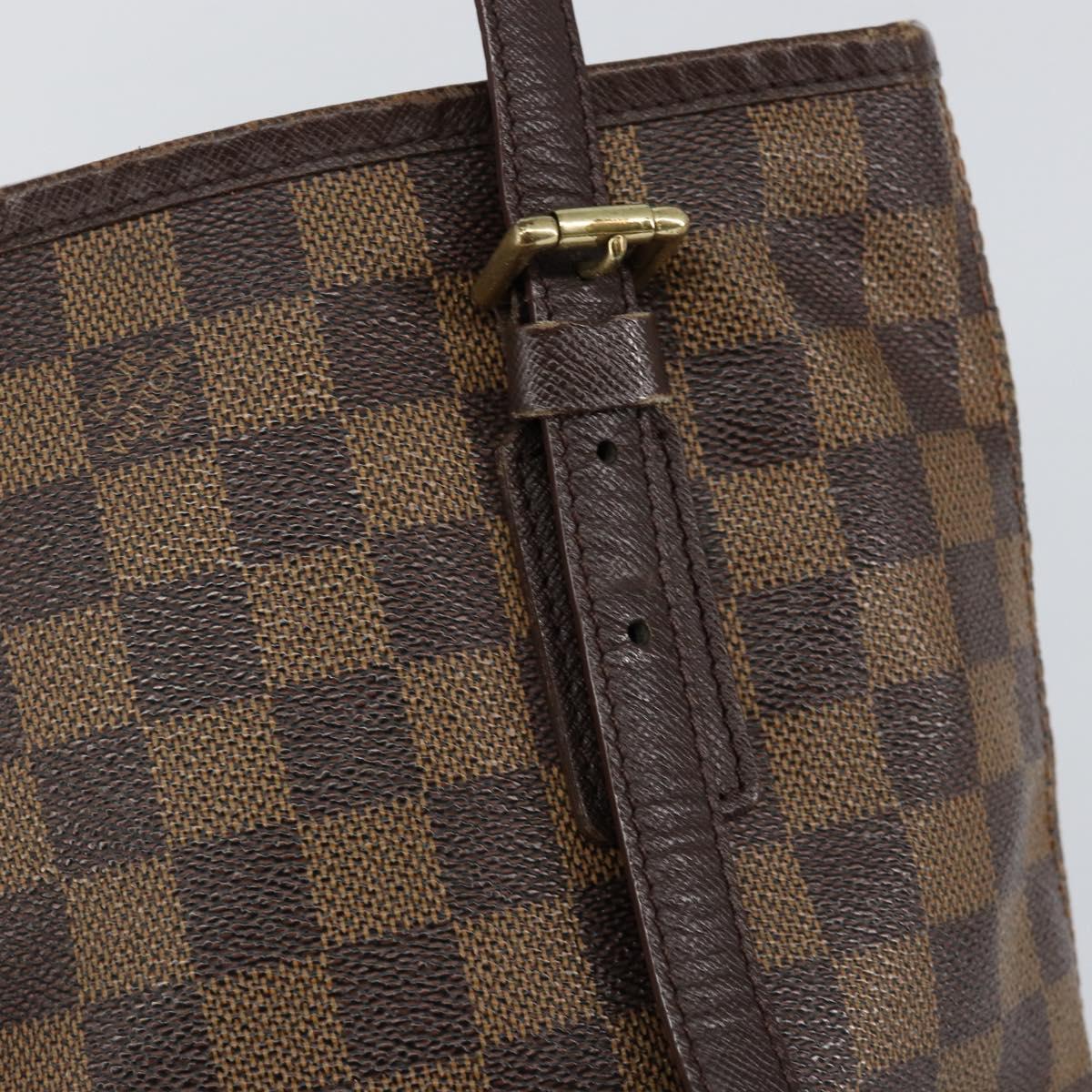 LOUIS VUITTON Damier Ebene Marais Shoulder Bag N42240 LV Auth yk19594