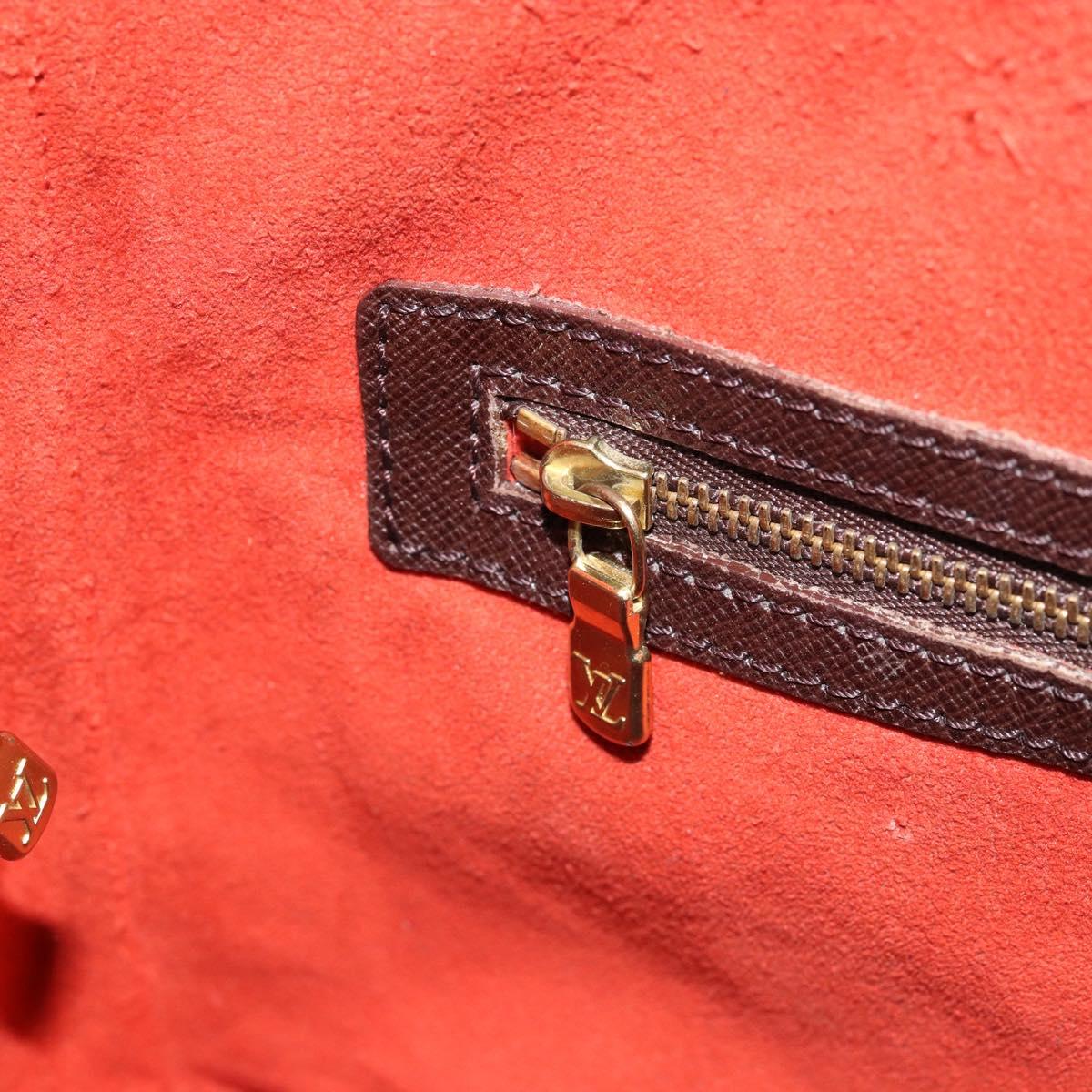 LOUIS VUITTON Damier Ebene Marais Shoulder Bag N42240 LV Auth yk19594