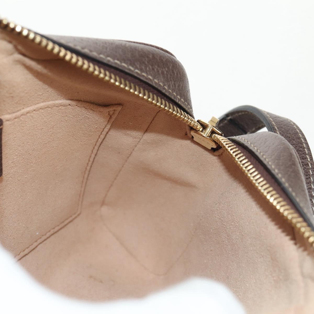 GUCCI Ophidia GG Supreme Web Sherry Line Bag PVC Beige 517350 Auth yk19604M