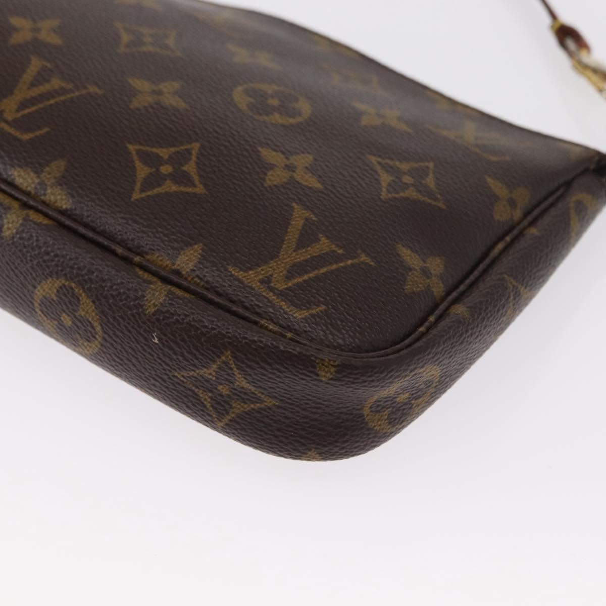 LOUIS VUITTON Monogram Pochette Accessoires Pouch M51980 LV Auth yk19608
