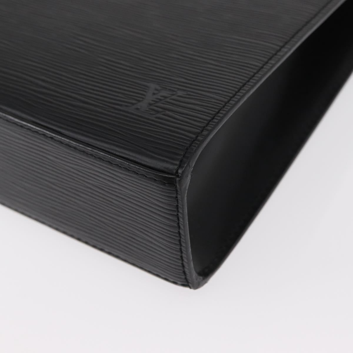 LOUIS VUITTON Epi Malesherbes Hand Bag Black M52372 LV Auth yk19612