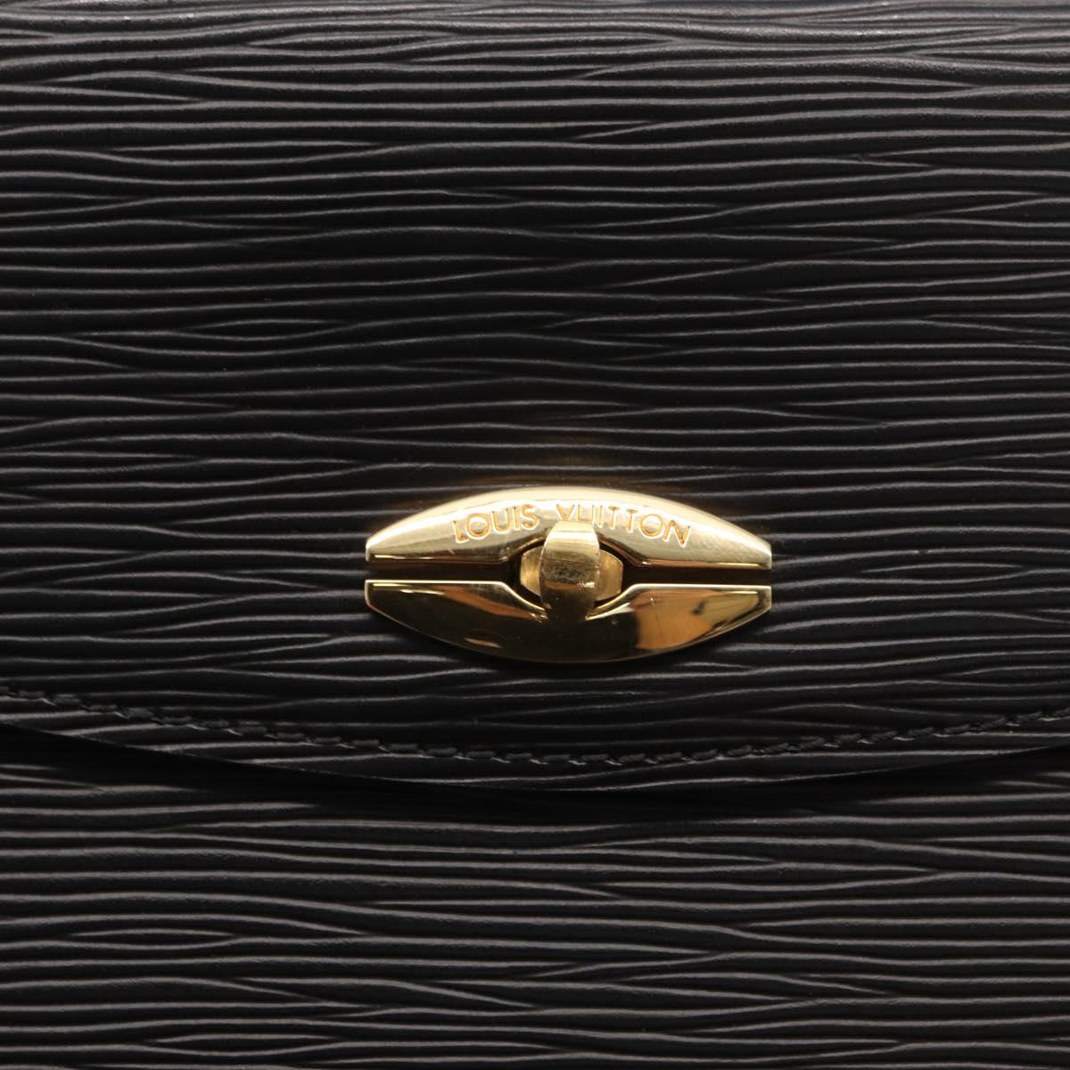 LOUIS VUITTON Epi Malesherbes Hand Bag Black M52372 LV Auth yk19612