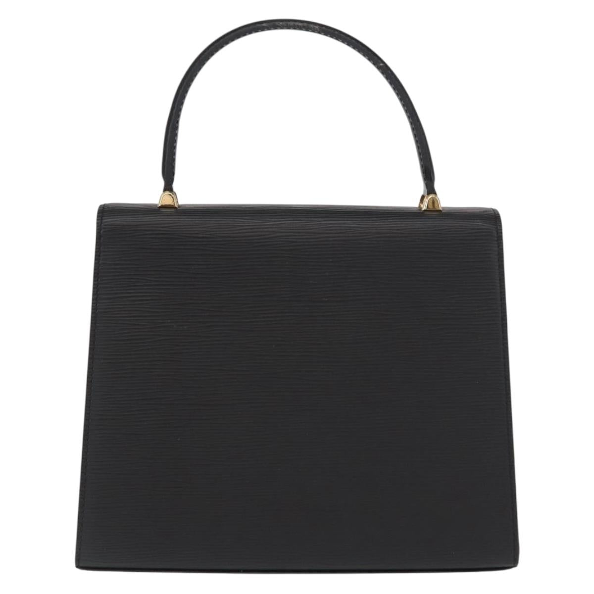 LOUIS VUITTON Epi Malesherbes Hand Bag Black M52372 LV Auth yk19612