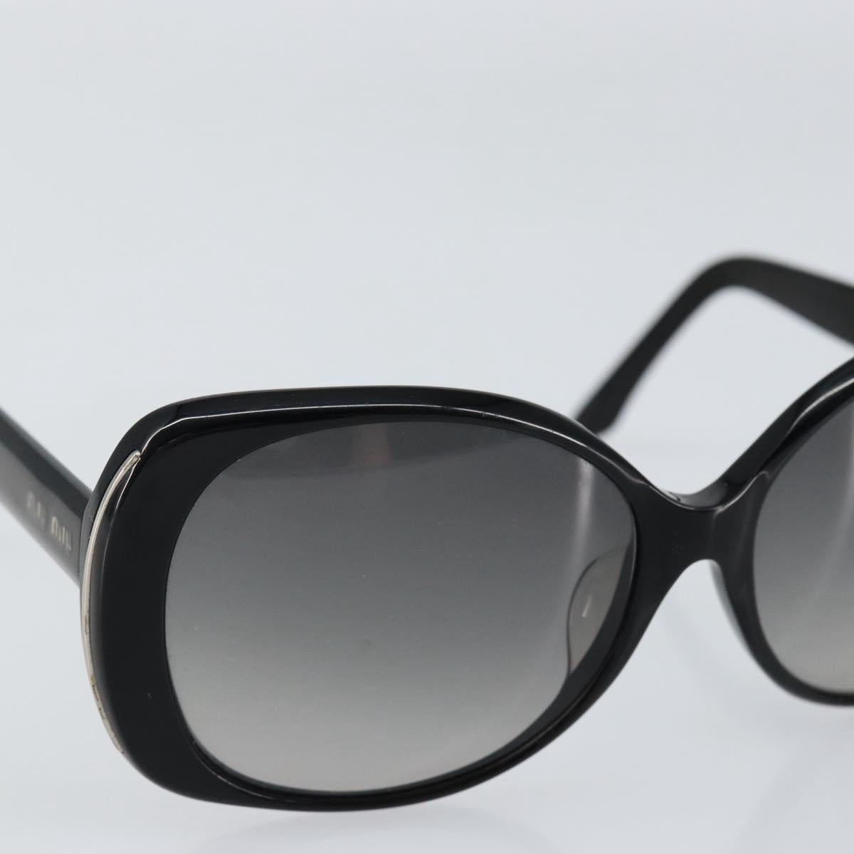 Miu Miu Sunglasses Plastic Black Auth yk19617