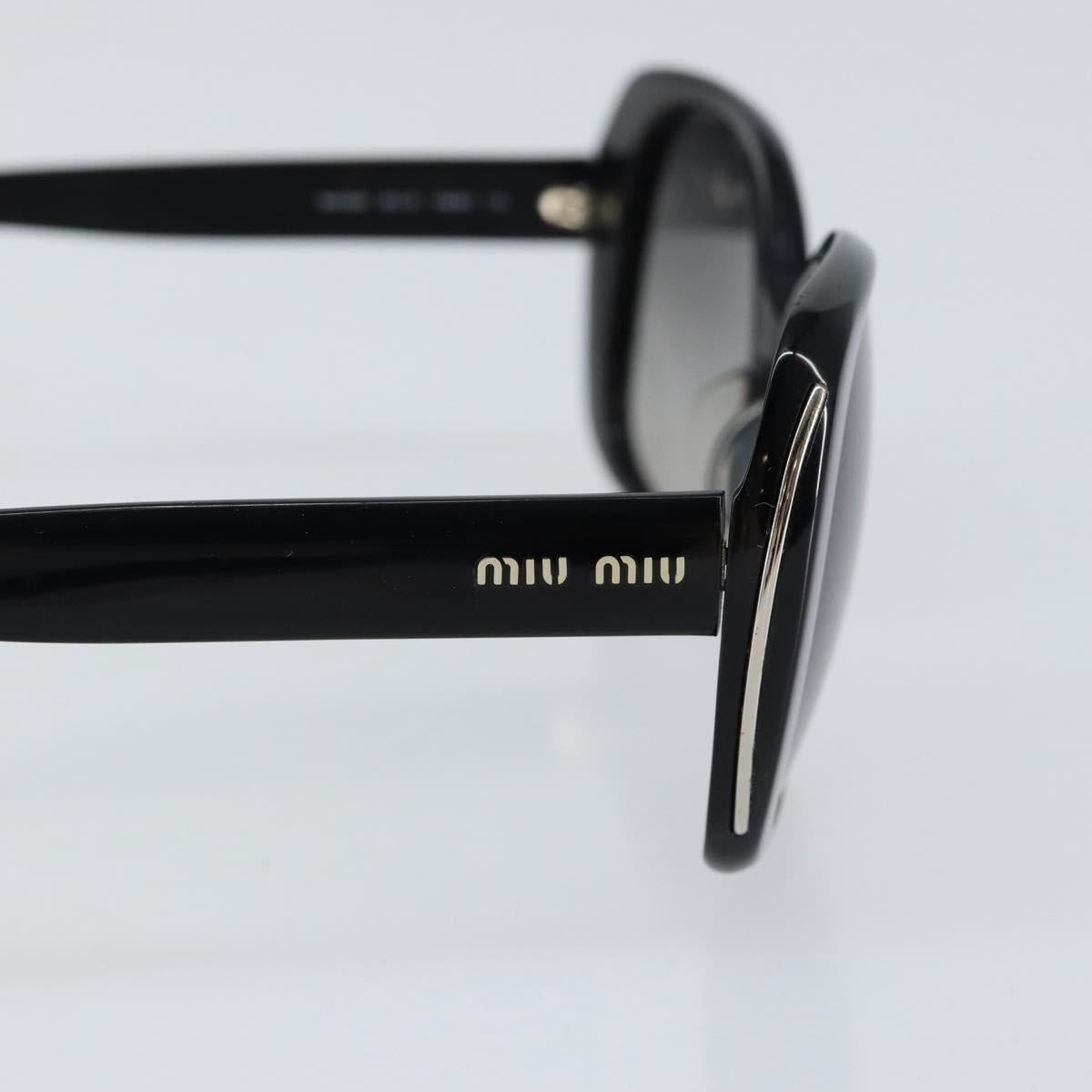 Miu Miu Sunglasses Plastic Black Auth yk19617