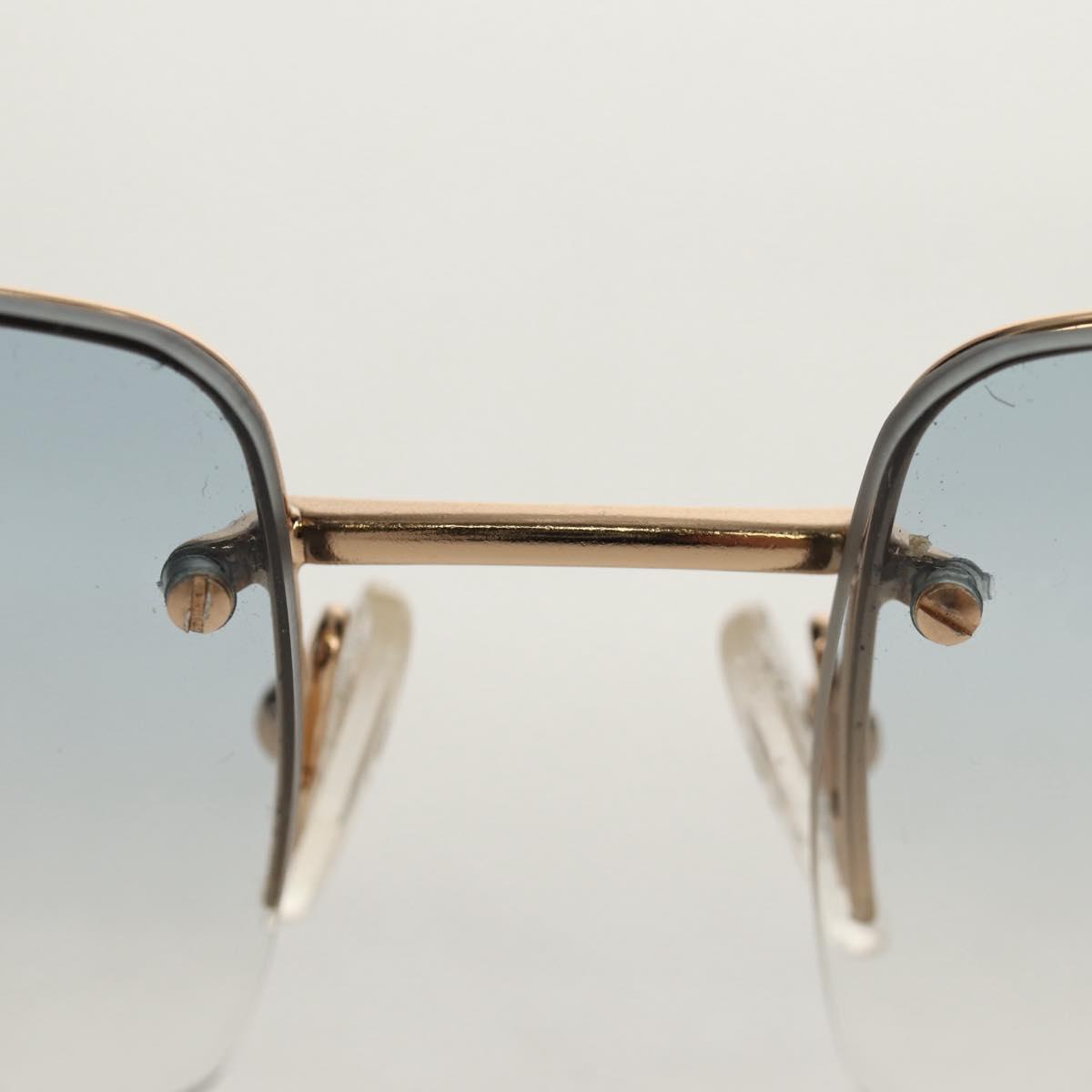 GUCCI Sunglasses metal Blue Auth yk19621V