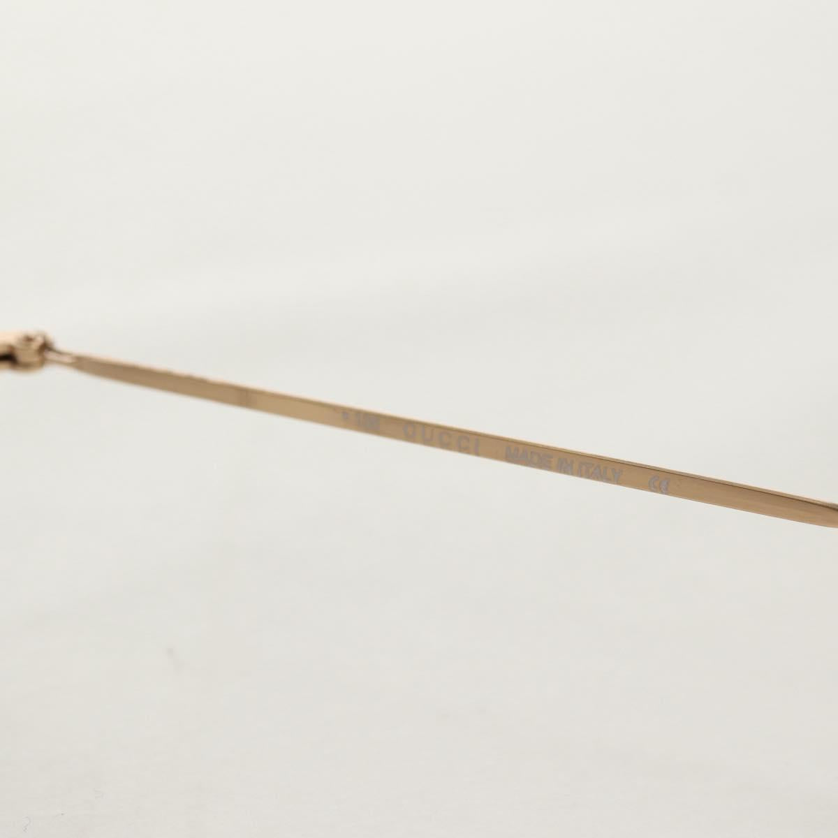 GUCCI Sunglasses metal Blue Auth yk19621V