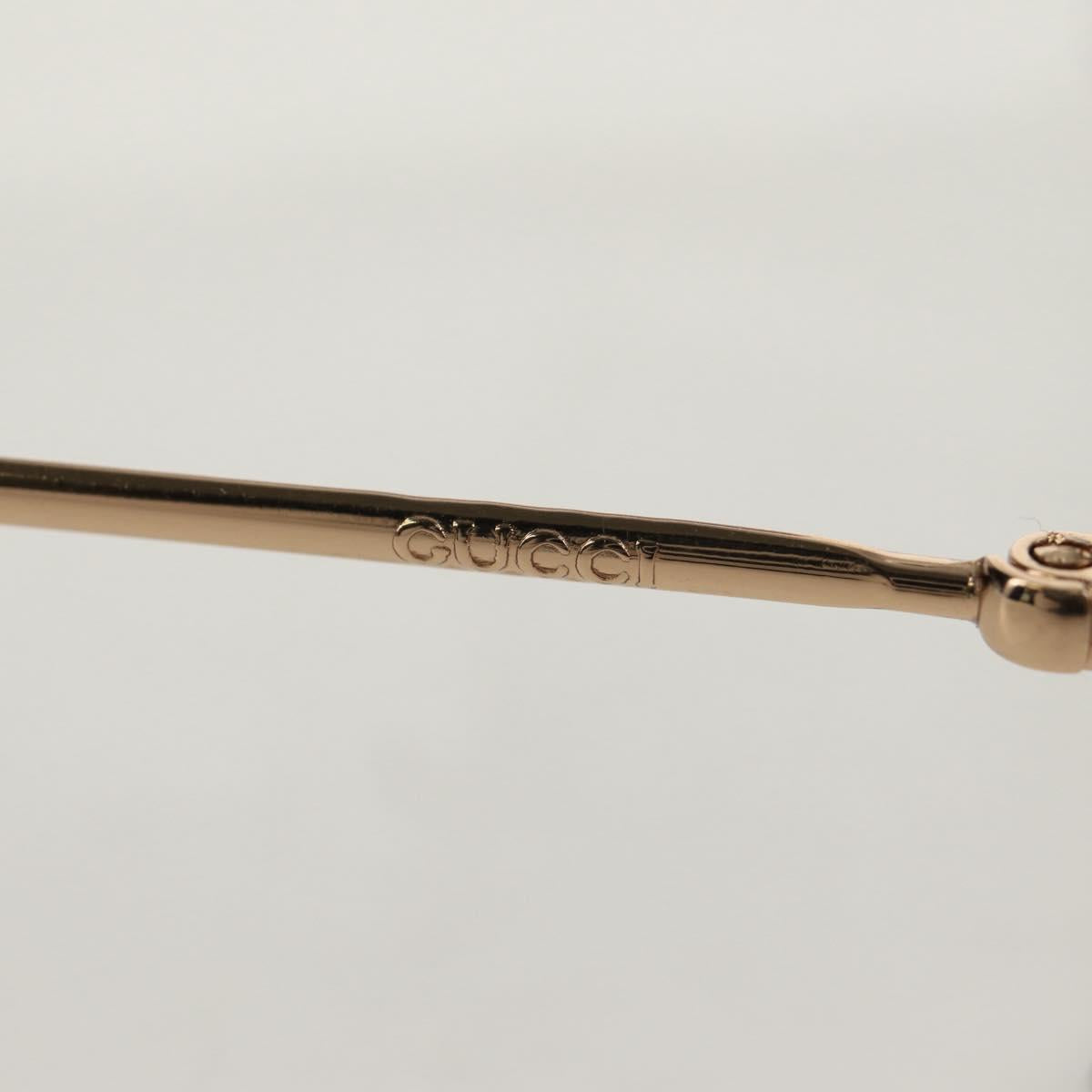 GUCCI Sunglasses metal Blue Auth yk19621V