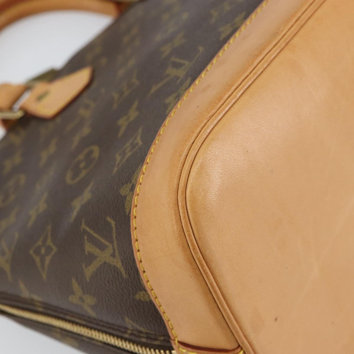 LOUIS VUITTON Monogram Alma Hand Bag M51130 LV Auth yk19633V