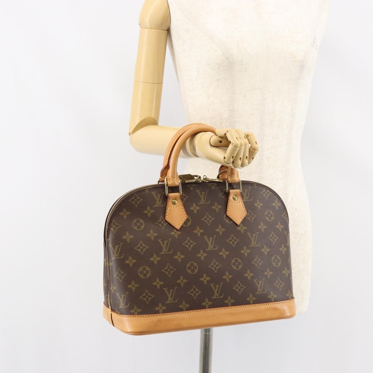 LOUIS VUITTON Monogram Alma Hand Bag M51130 LV Auth yk19633V