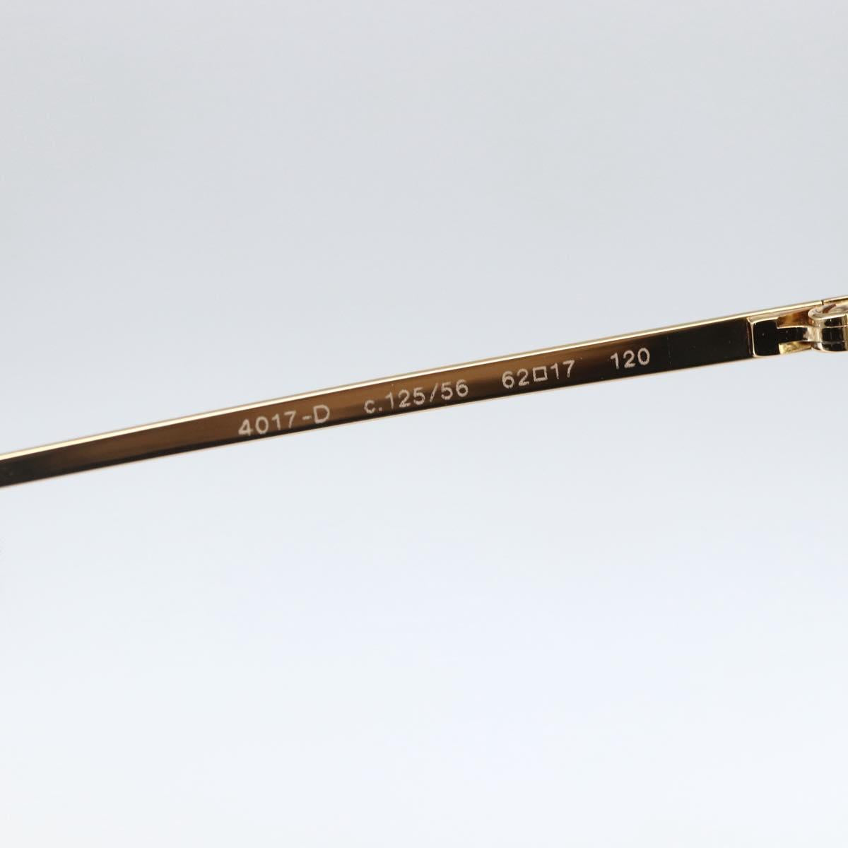 CHANEL Sunglasses metal Orange CC Auth yk19634V