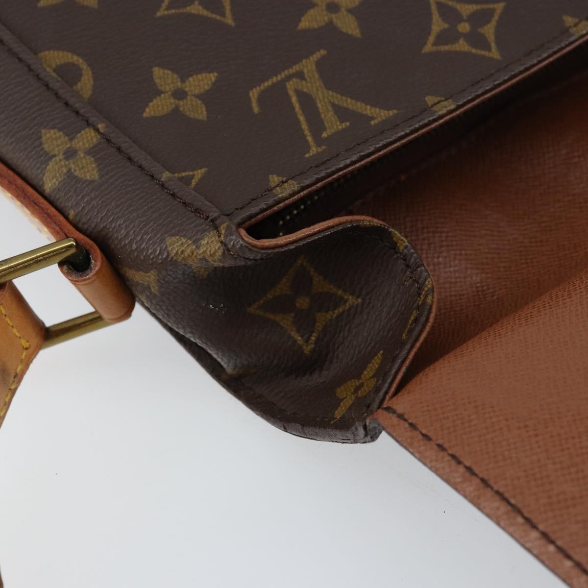 LOUIS VUITTON Monogram Saint Cloud GM Shoulder Bag M51242 LV Auth yk19638