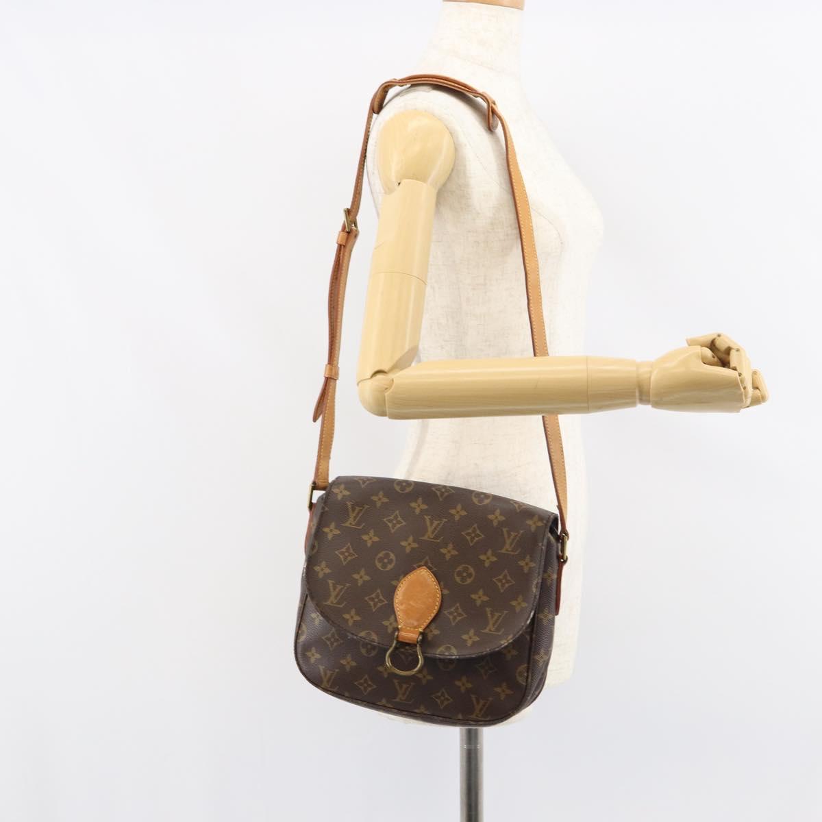 LOUIS VUITTON Monogram Saint Cloud GM Shoulder Bag M51242 LV Auth yk19638