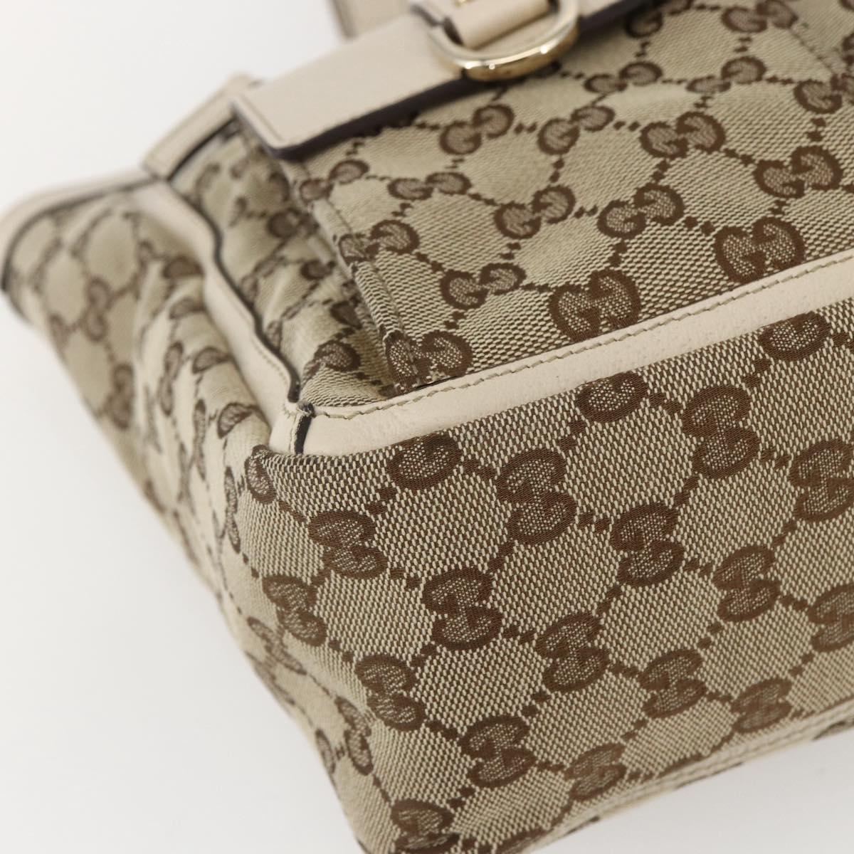 GUCCI GG Canvas Abbey Tote Bag Beige Gold 146247 Auth yk19639V