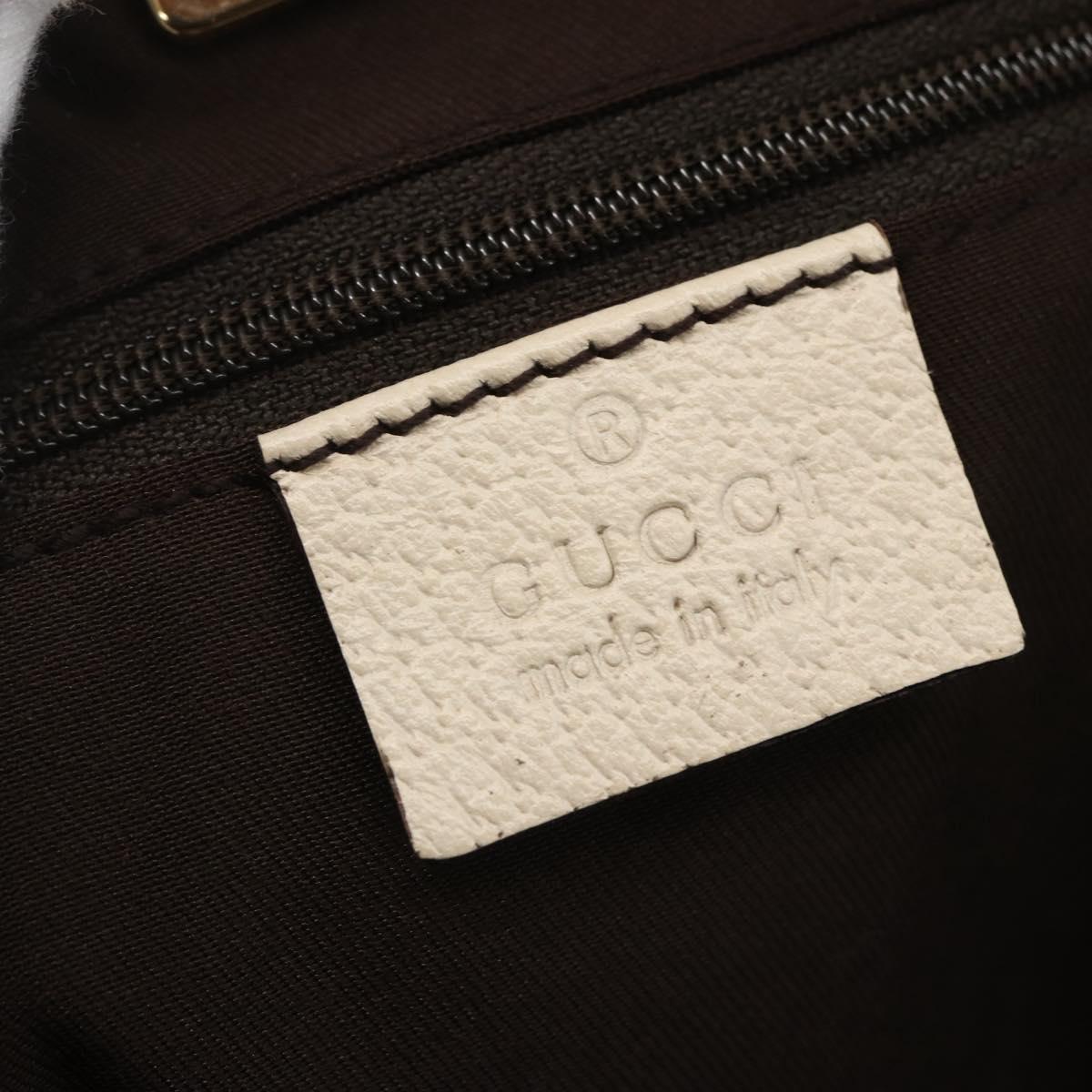 GUCCI GG Canvas Abbey Tote Bag Beige Gold 146247 Auth yk19639V