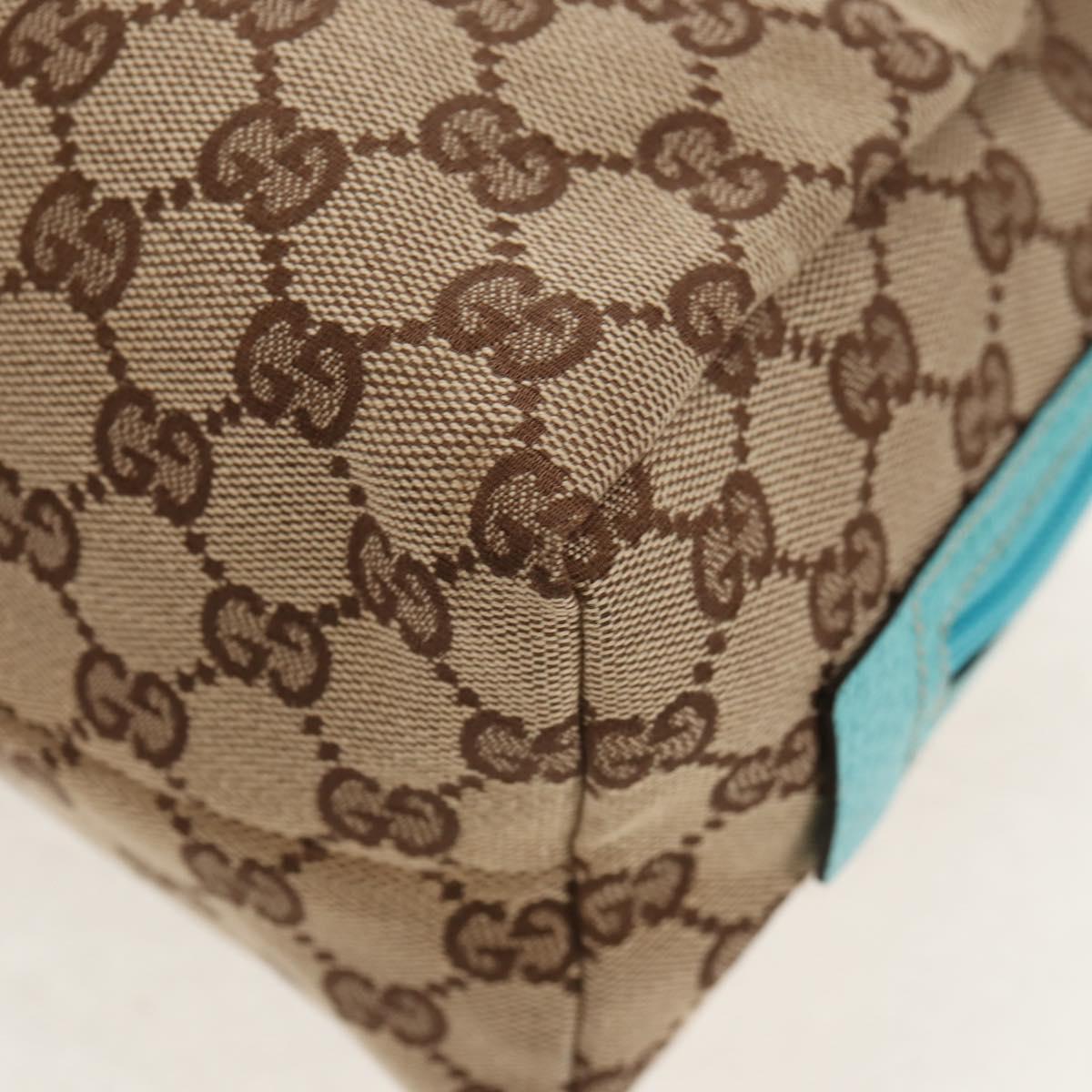 GUCCI GG Canvas Hand Bag Beige 124542 Auth yk19640V