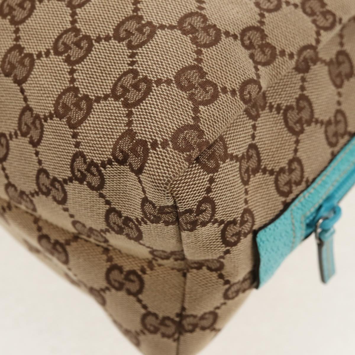 GUCCI GG Canvas Hand Bag Beige 124542 Auth yk19640V