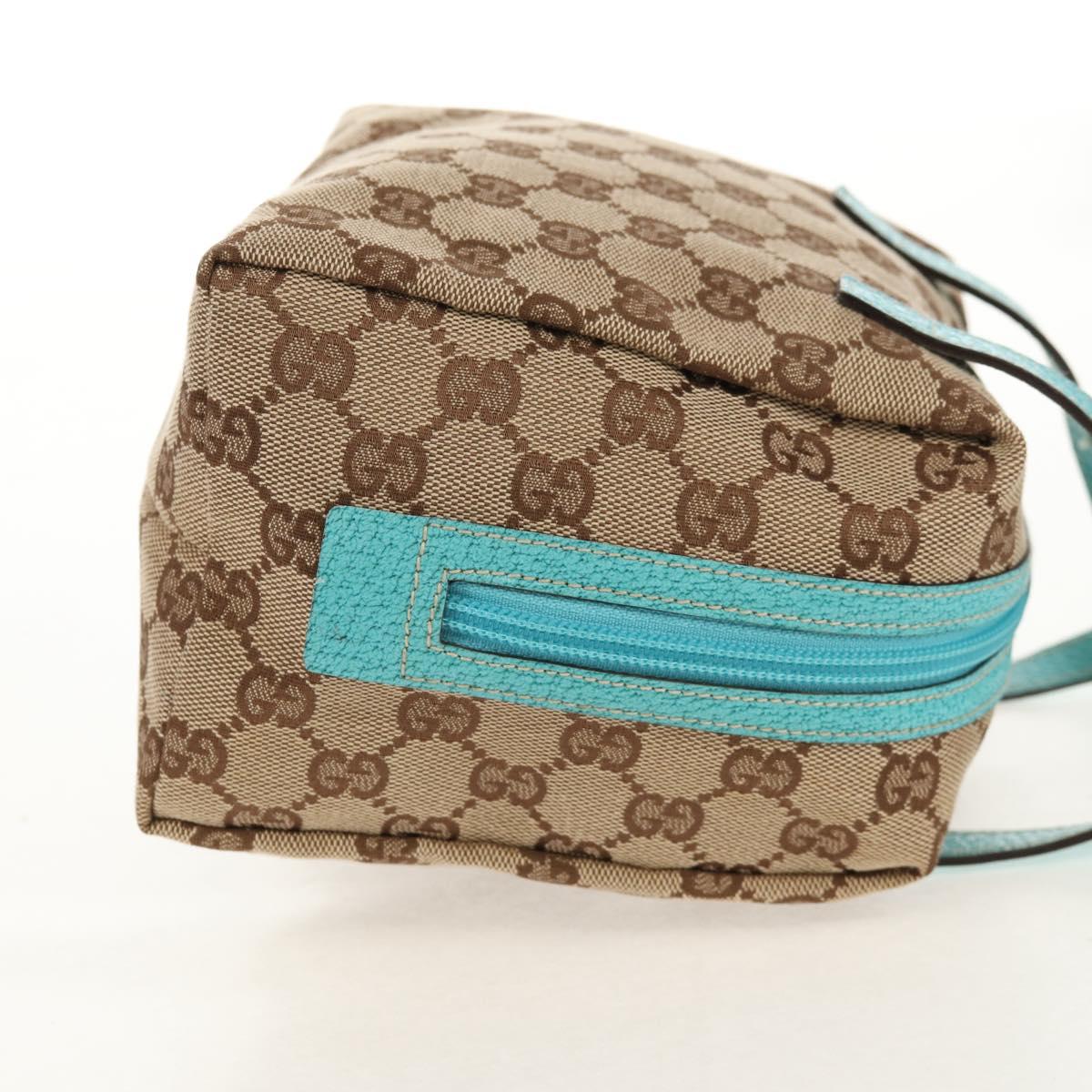 GUCCI GG Canvas Hand Bag Beige 124542 Auth yk19640V