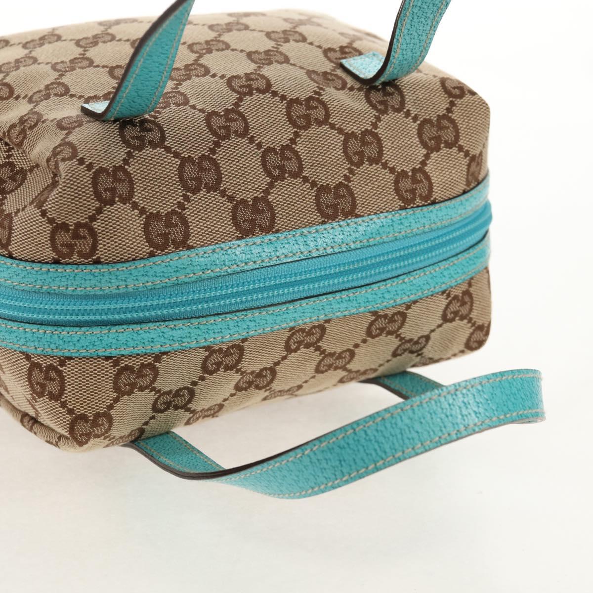 GUCCI GG Canvas Hand Bag Beige 124542 Auth yk19640V