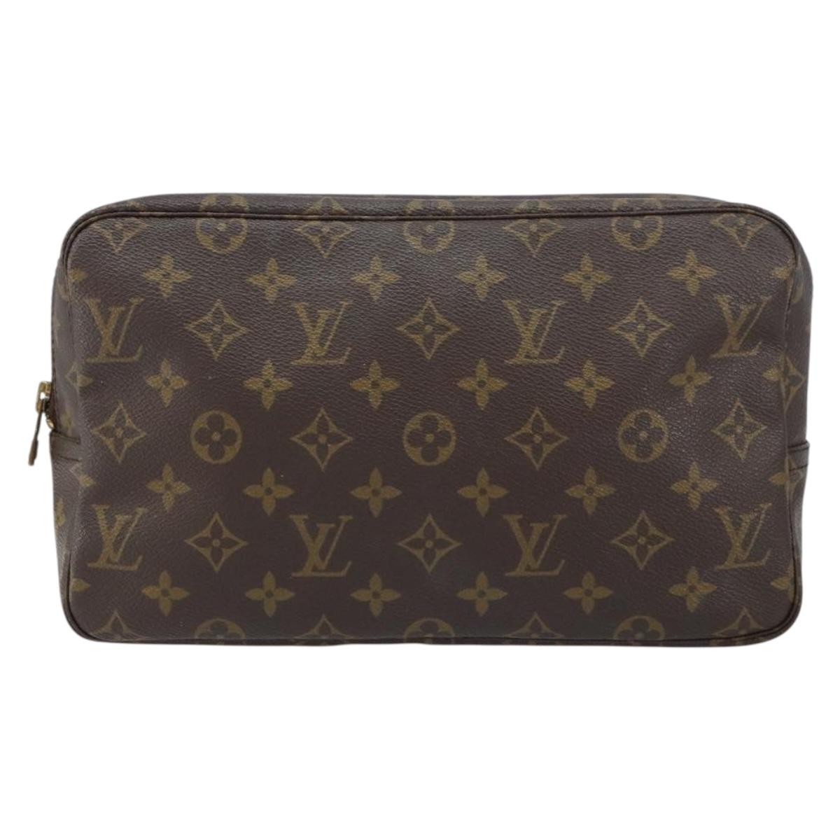LOUIS VUITTON Monogram Trousse Toilette 28 Clutch Bag M47522 LV Auth yk19641