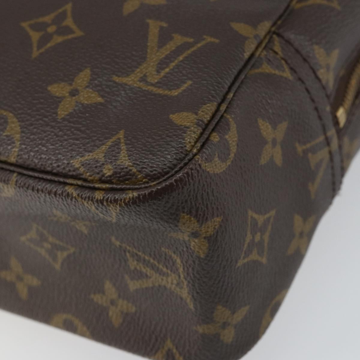 LOUIS VUITTON Monogram Trousse Toilette 28 Clutch Bag M47522 LV Auth yk19641