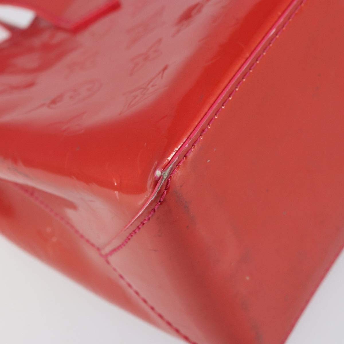 LOUIS VUITTON Vernis Wilshire Boulevard Bag Rose Pop M93643 LV Auth yk19648