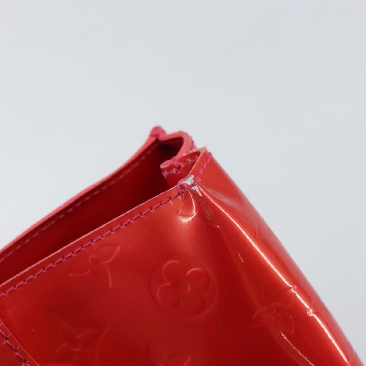 LOUIS VUITTON Vernis Wilshire Boulevard Bag Rose Pop M93643 LV Auth yk19648