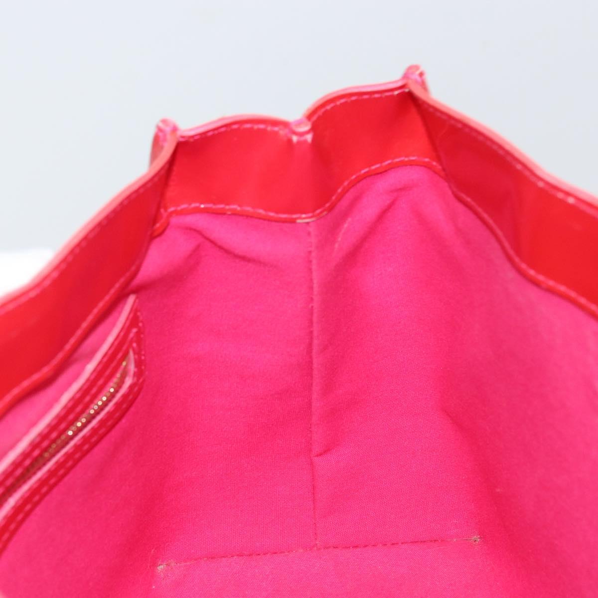 LOUIS VUITTON Vernis Wilshire Boulevard Bag Rose Pop M93643 LV Auth yk19648