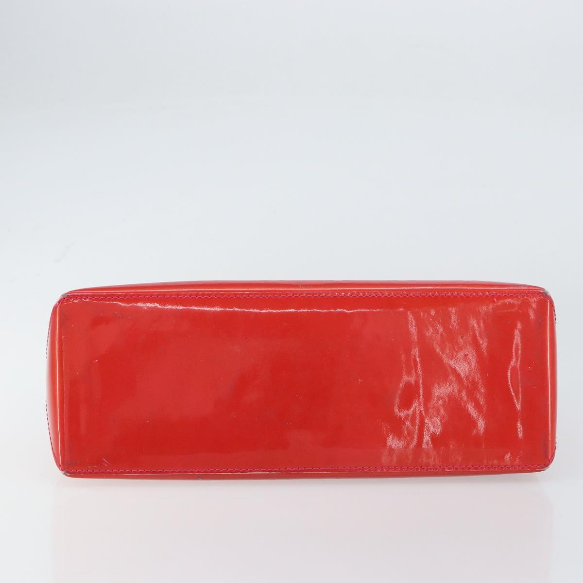 LOUIS VUITTON Vernis Wilshire Boulevard Bag Rose Pop M93643 LV Auth yk19648