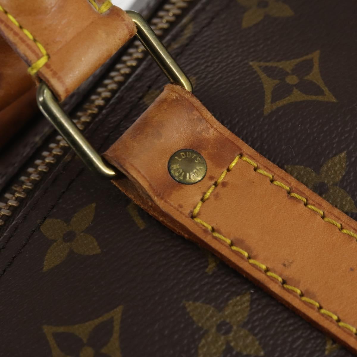 LOUIS VUITTON Monogram Keepall Bandouliere 60 Boston Bag M41412 LV Auth yk19653