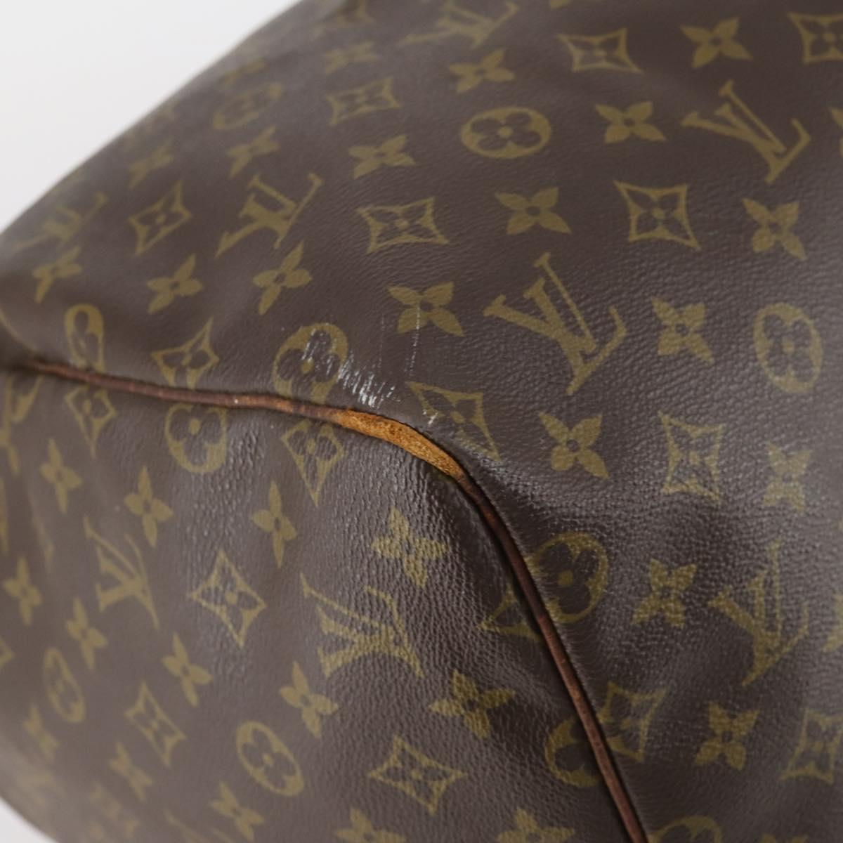 LOUIS VUITTON Monogram Keepall 55 Boston Bag M41424 LV Auth yk19654