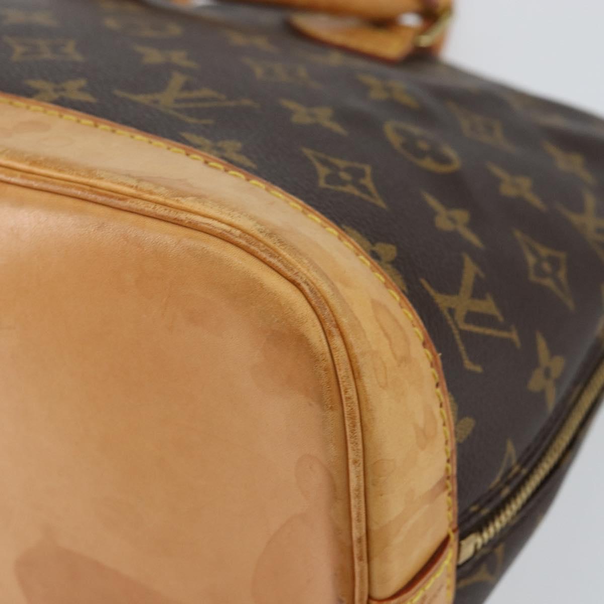 LOUIS VUITTON Monogram Alma Hand Bag M51130 LV Auth yk19656