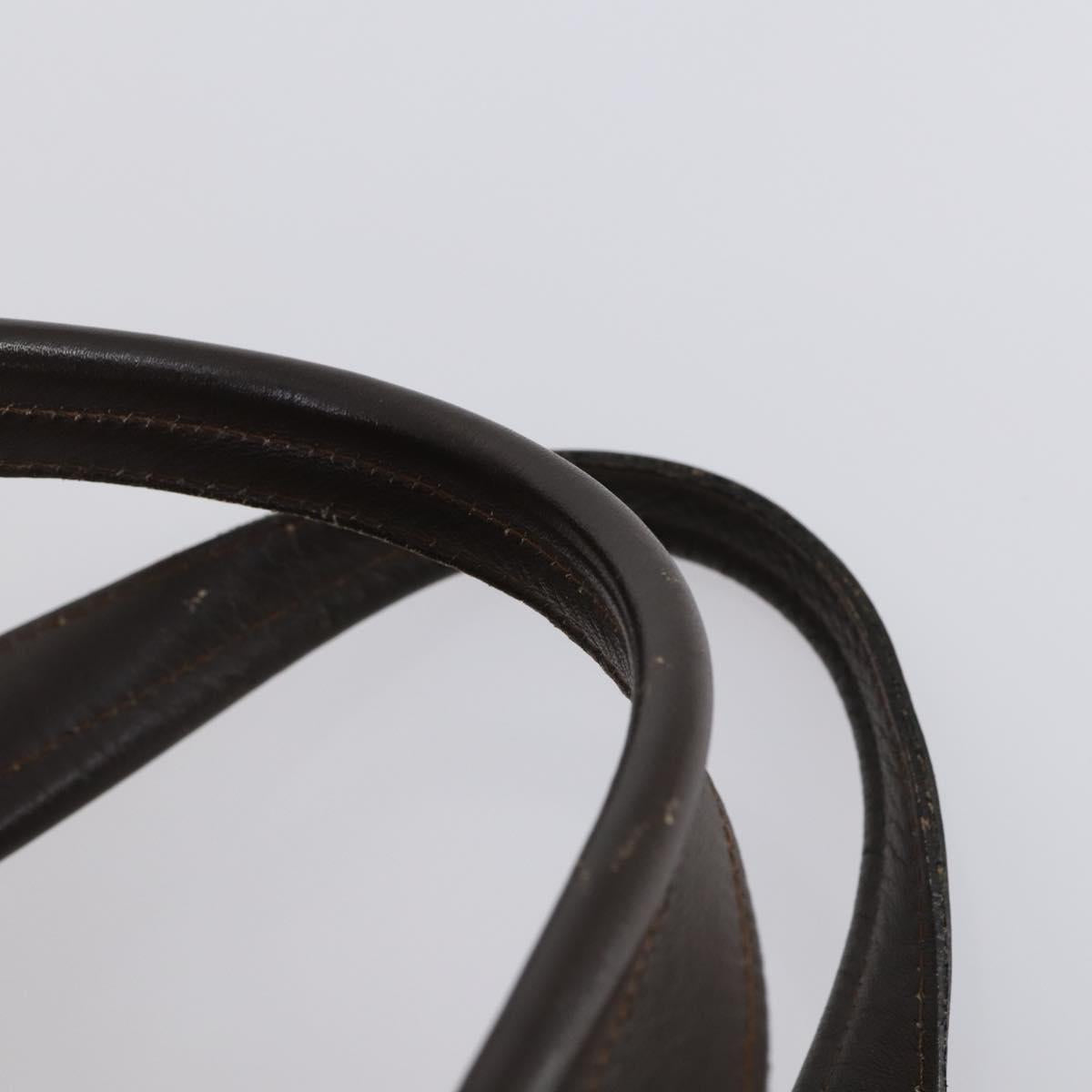 Burberrys Nova Check Boston Bag Canvas Beige Gold Auth yk19664