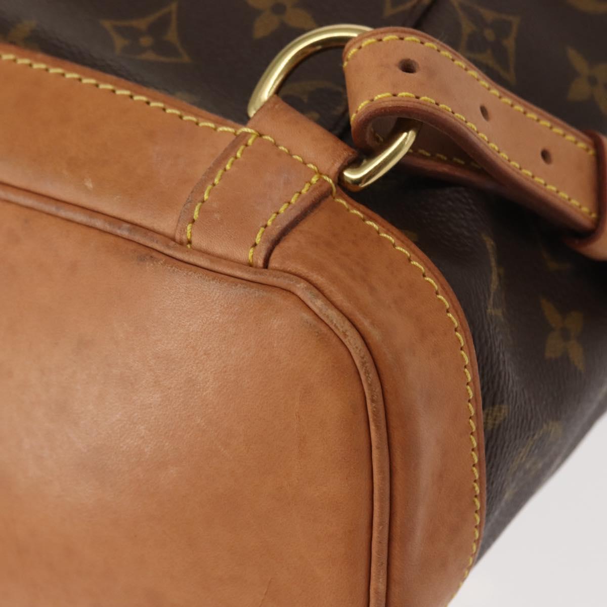 LOUIS VUITTON Monogram Montsouris MM Backpack M51136 LV Auth yk19672