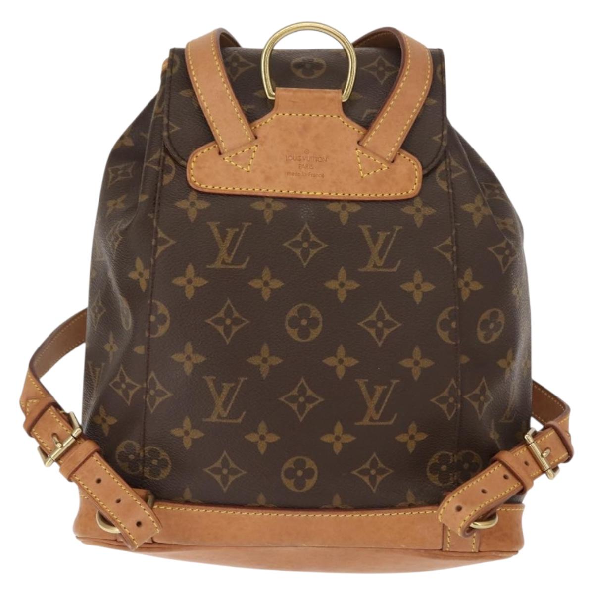 LOUIS VUITTON Monogram Montsouris MM Backpack M51136 LV Auth yk19672