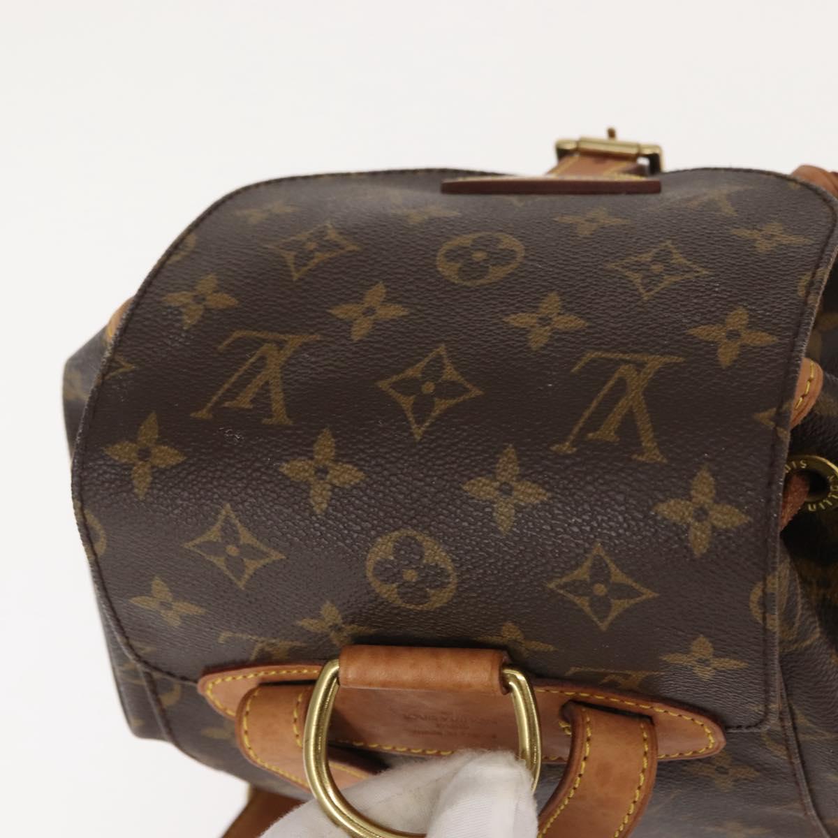 LOUIS VUITTON Monogram Montsouris MM Backpack M51136 LV Auth yk19672