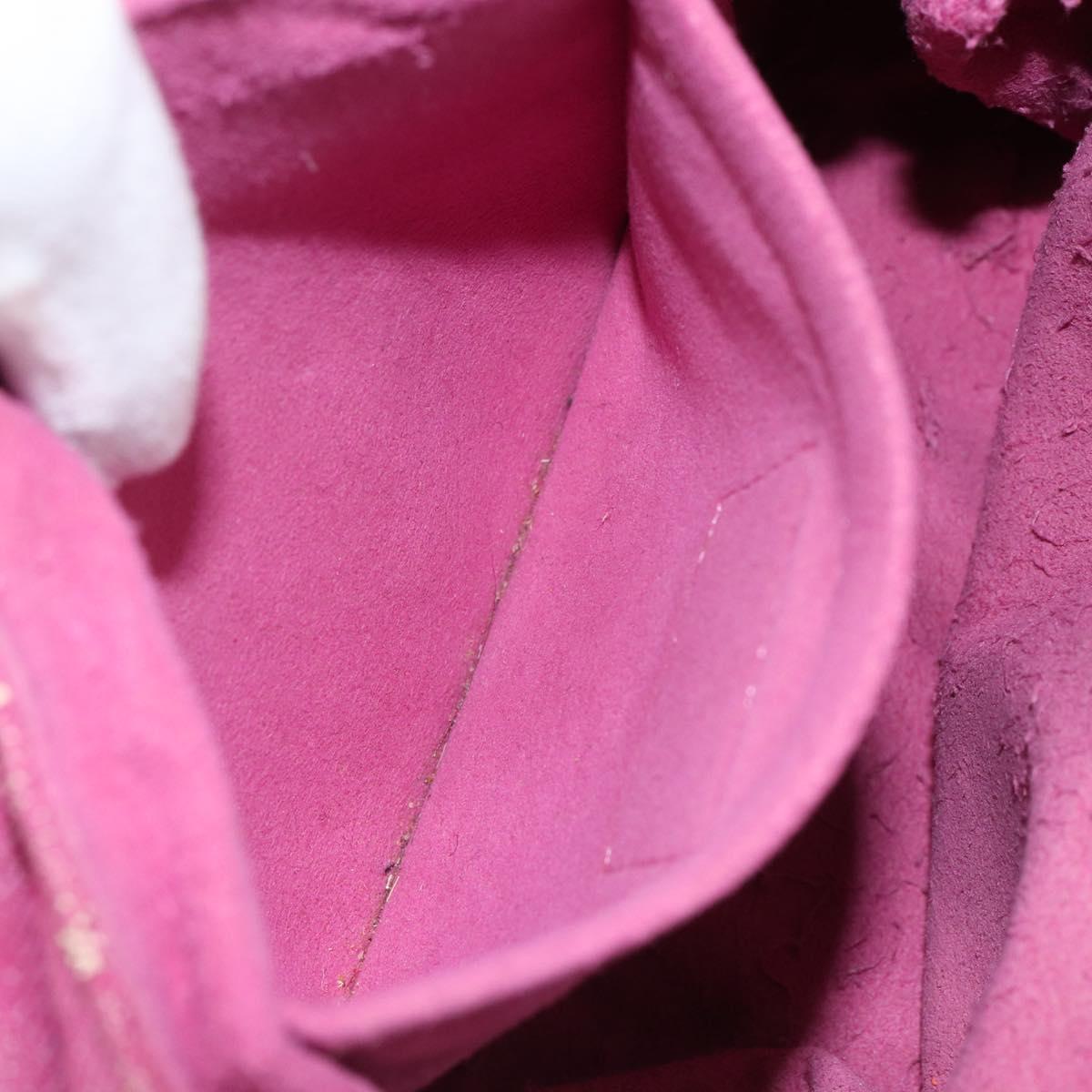 LOUIS VUITTON Monogram Denim Mini Preity Bag Pink M95216 LV Auth yk19674