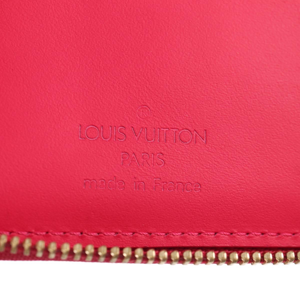 LOUIS VUITTON Monogram Vernis Eldridge Wallet Fuchsia Pink M91240 Auth yk19678V