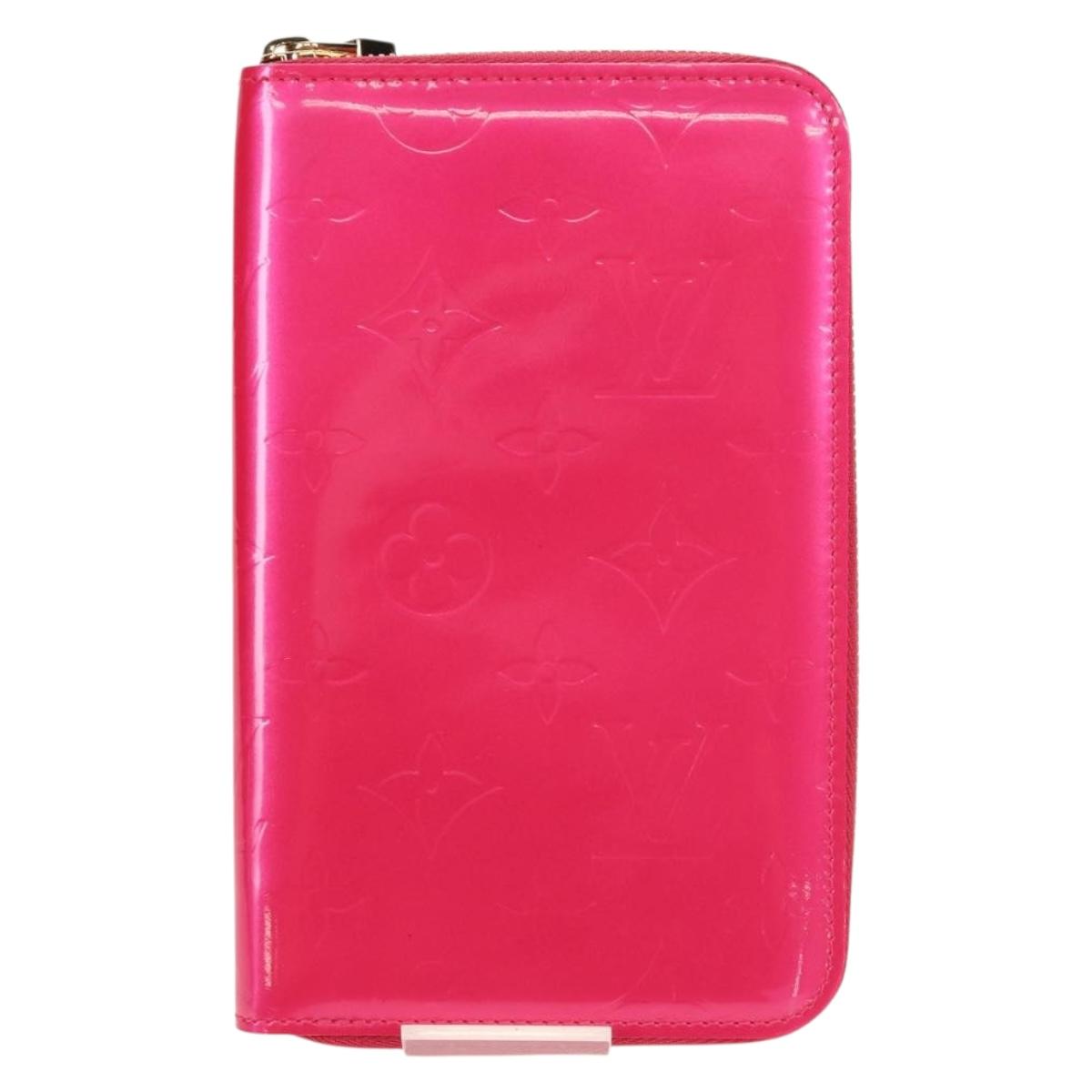 LOUIS VUITTON Monogram Vernis Eldridge Wallet Fuchsia Pink M91240 Auth yk19678V