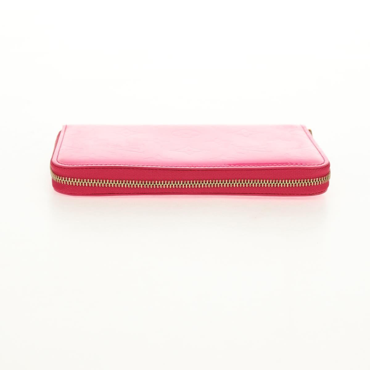 LOUIS VUITTON Monogram Vernis Eldridge Wallet Fuchsia Pink M91240 Auth yk19678V