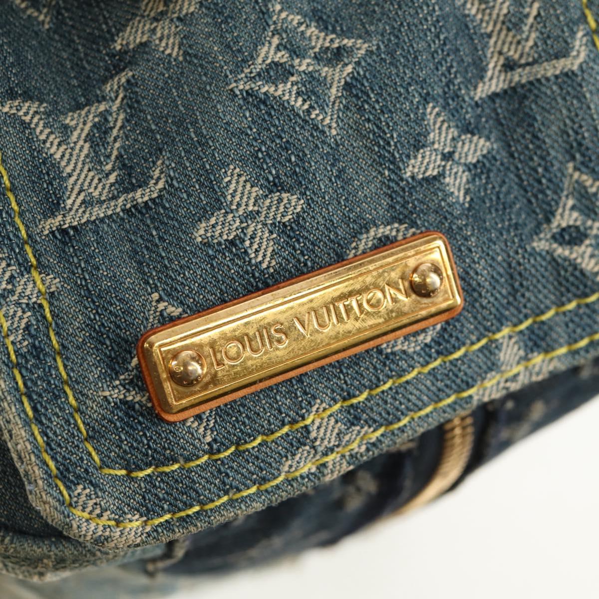 LOUIS VUITTON Monogram Denim Patchwork Speedy 30 Bag Blue M95380 Auth yk19687A