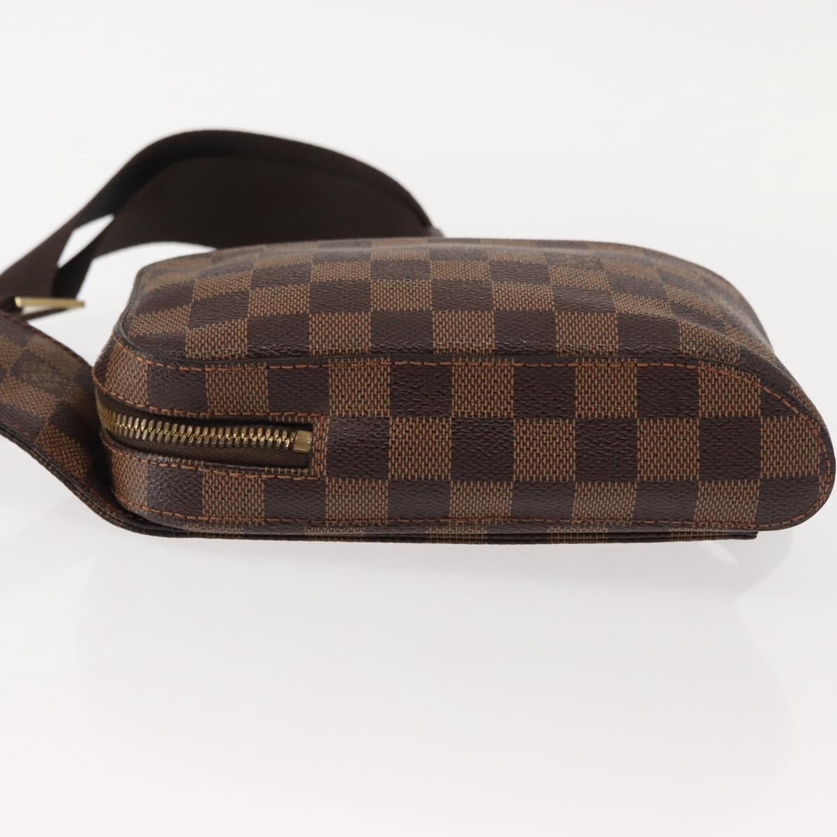 LOUIS VUITTON Damier Ebene Geronimos Shoulder Bag N51994 LV Auth yk19692