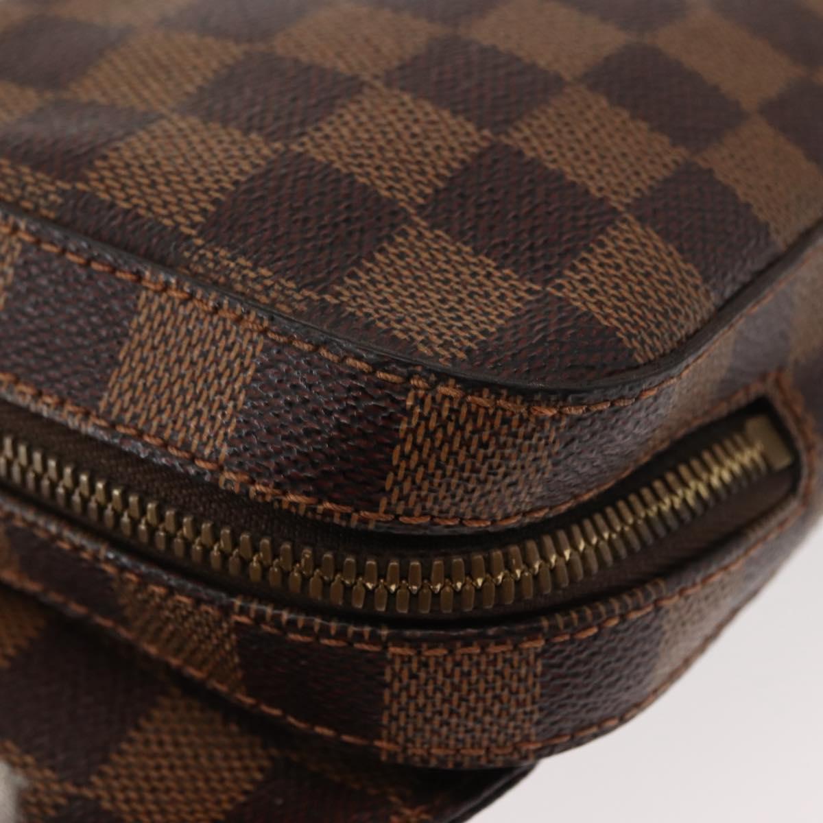 LOUIS VUITTON Damier Ebene Geronimos Shoulder Bag N51994 LV Auth yk19692