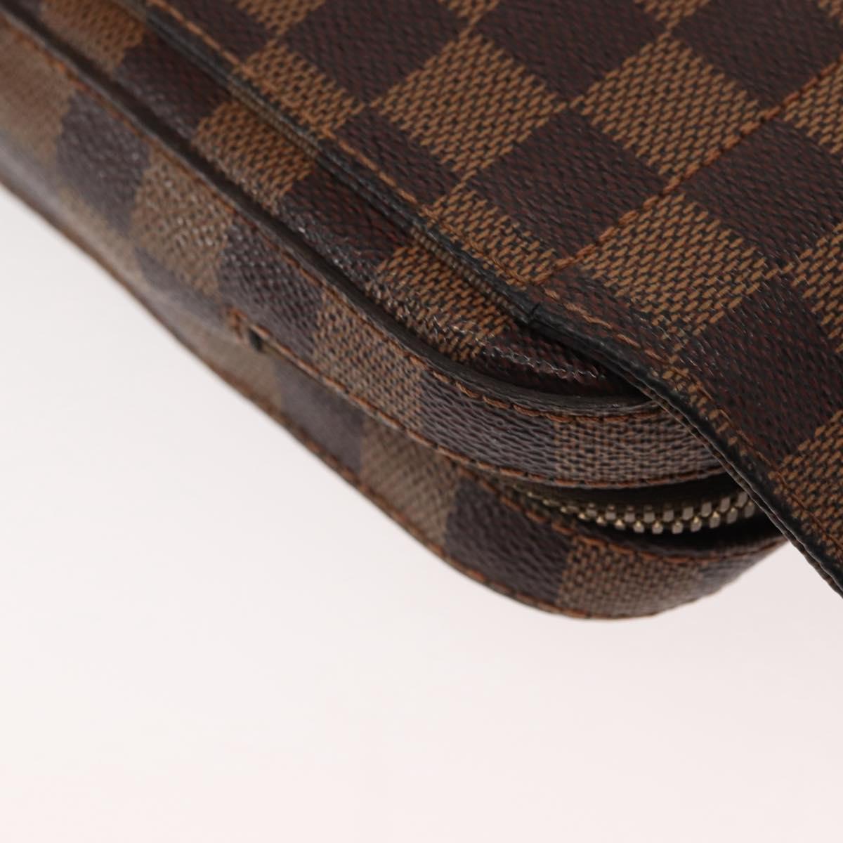 LOUIS VUITTON Damier Ebene Geronimos Shoulder Bag N51994 LV Auth yk19692