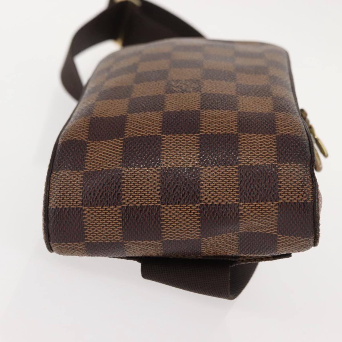 LOUIS VUITTON Damier Ebene Geronimos Shoulder Bag N51994 LV Auth yk19692