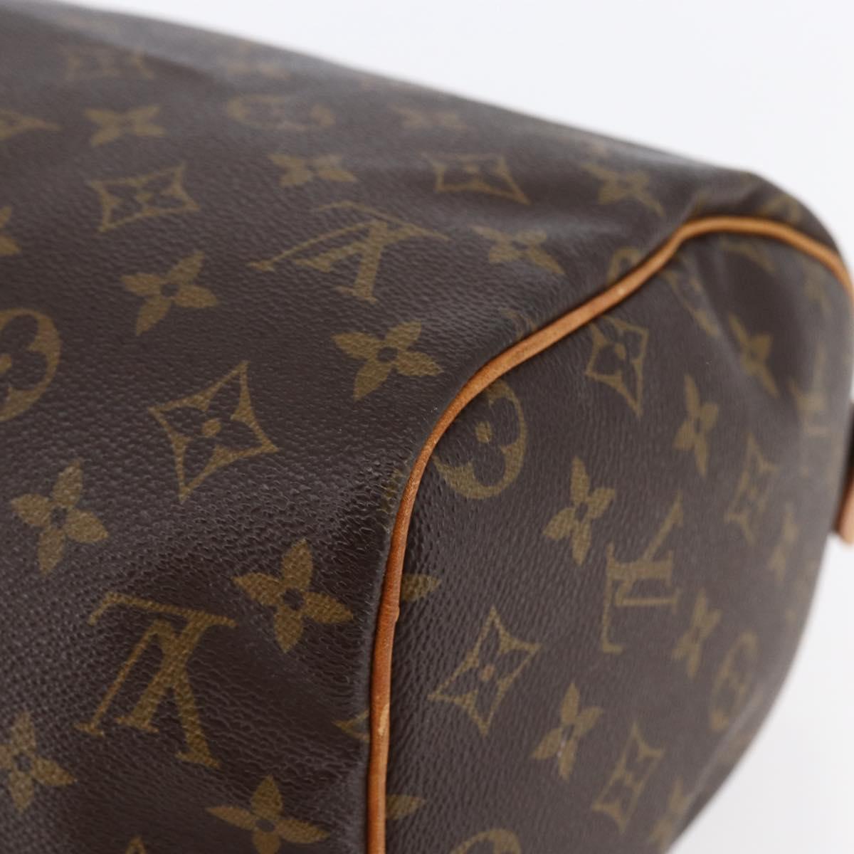 LOUIS VUITTON Monogram Speedy 30 Hand Bag M41526 LV Auth yk19699