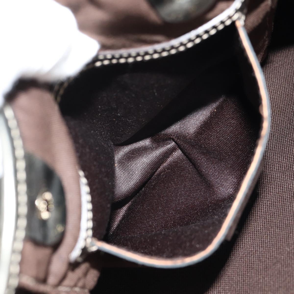 GUCCI GG Supreme Tote Bag PVC Leather Beige Silver 189897 Auth yk19708V