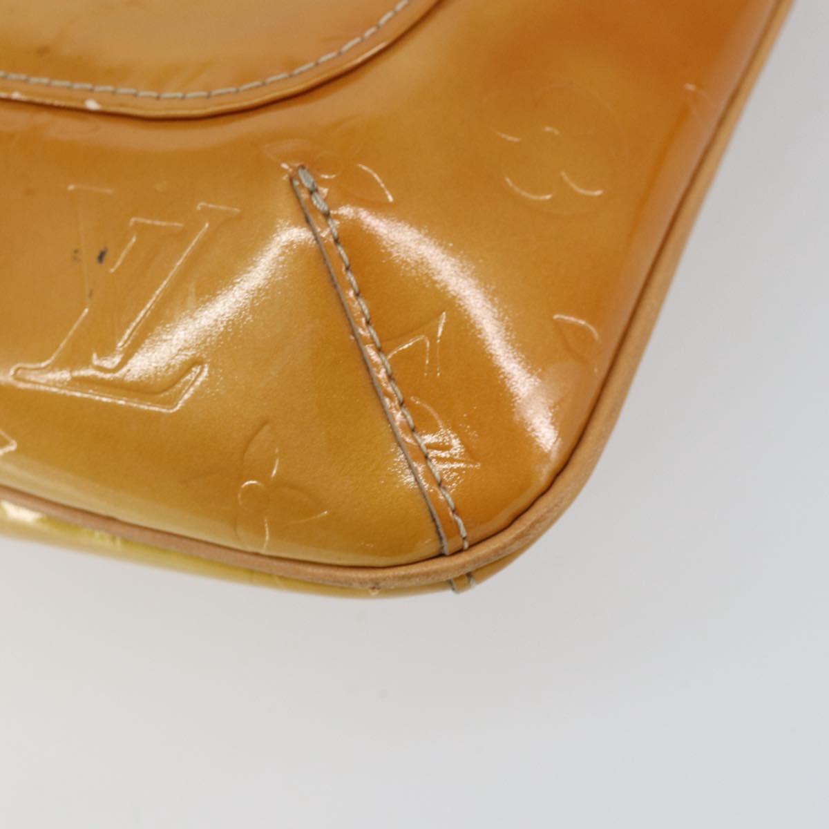 LOUIS VUITTON Monogram Vernis Thompson Street Bag Beige M91301 LV Auth yk19727