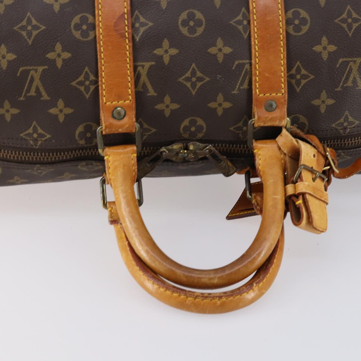 LOUIS VUITTON Monogram Keepall 45 Boston Bag M41428 LV Auth yk19735