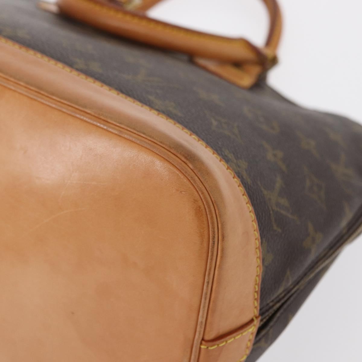 LOUIS VUITTON Monogram Alma Hand Bag M51130 LV Auth yk19761